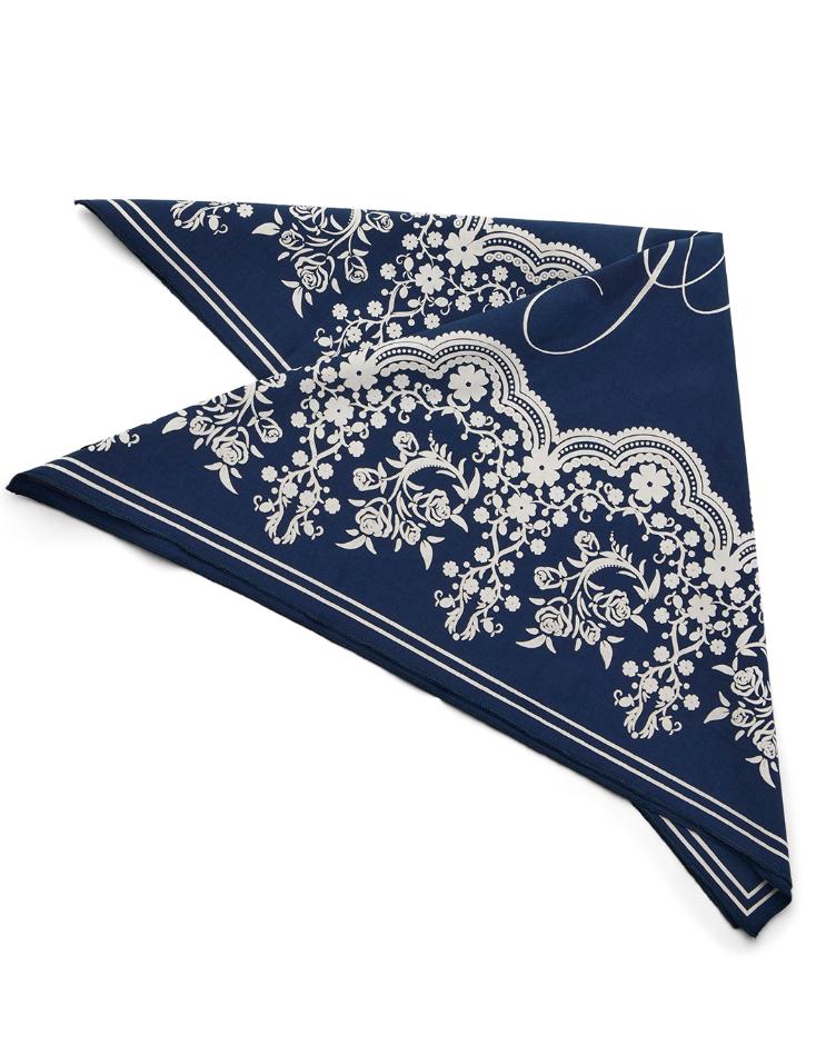 Bandana ROMANCE blue - 1