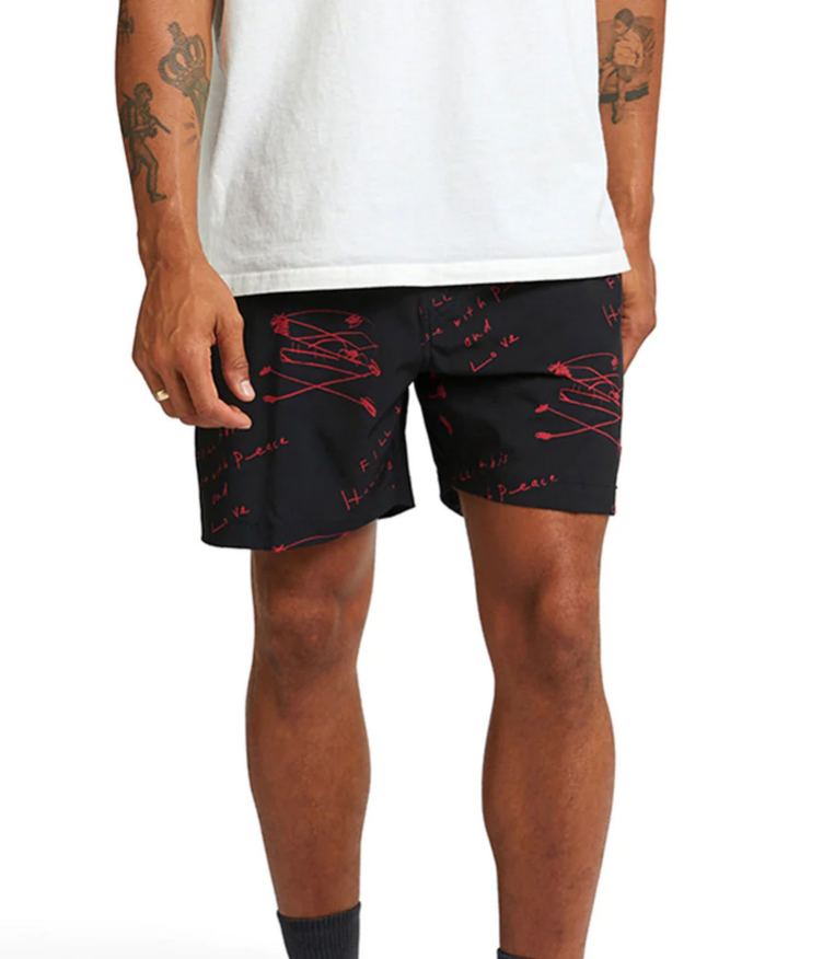 Boardshort OLD HOUSE red