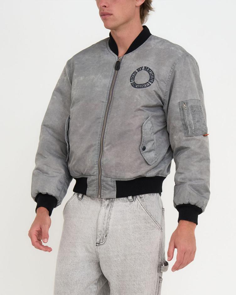 Bomber GARDEN vintage grey