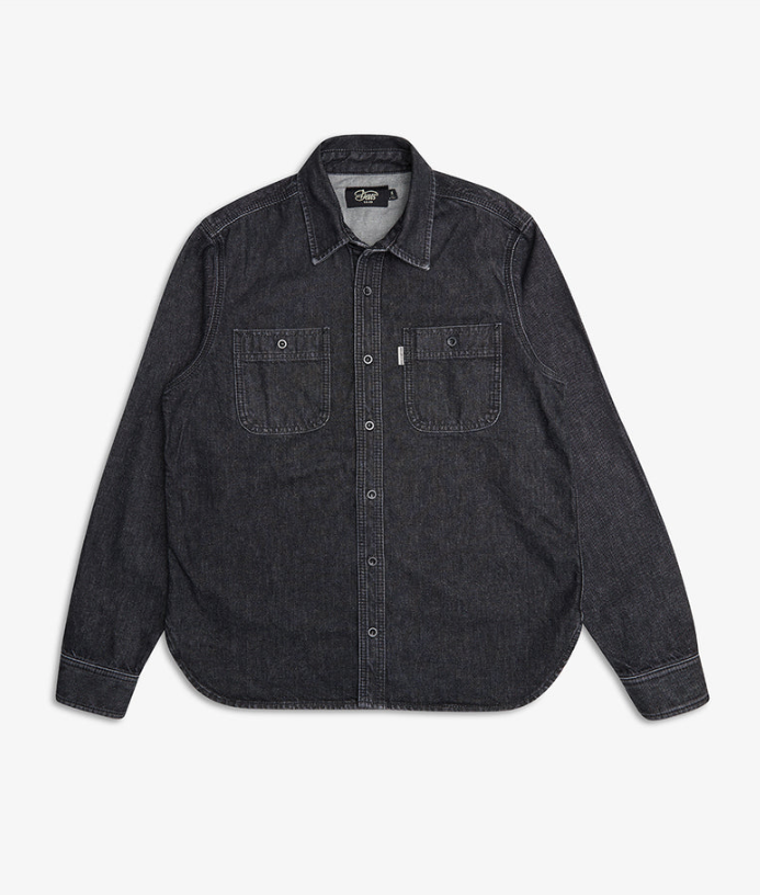 Hemd BOSTON DENIM washed black - 0