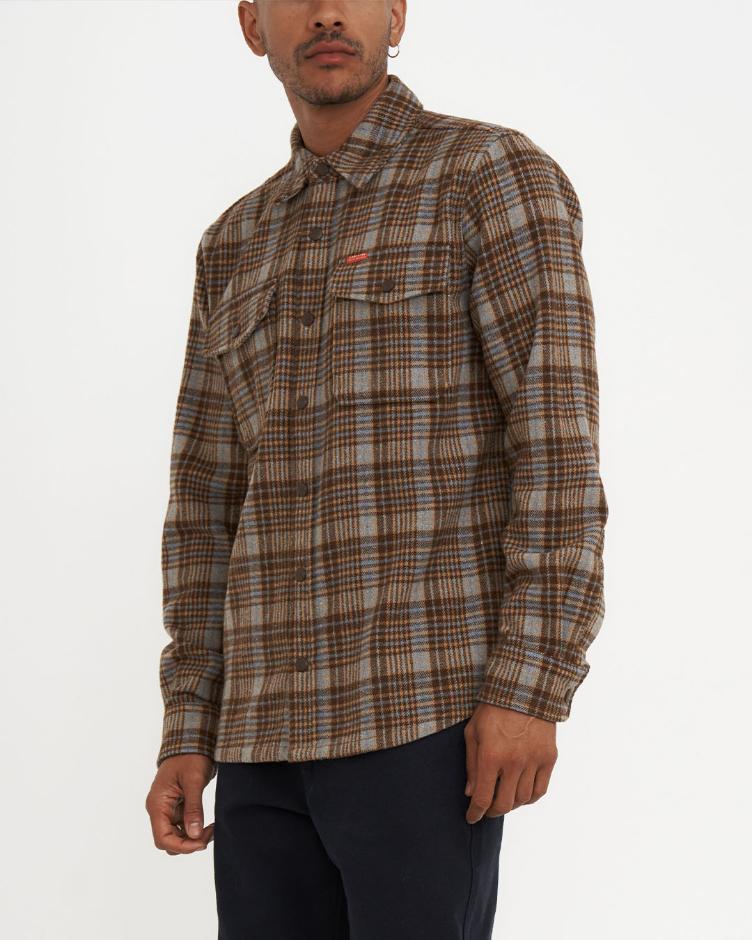 Hemd KALYN CHECK braun