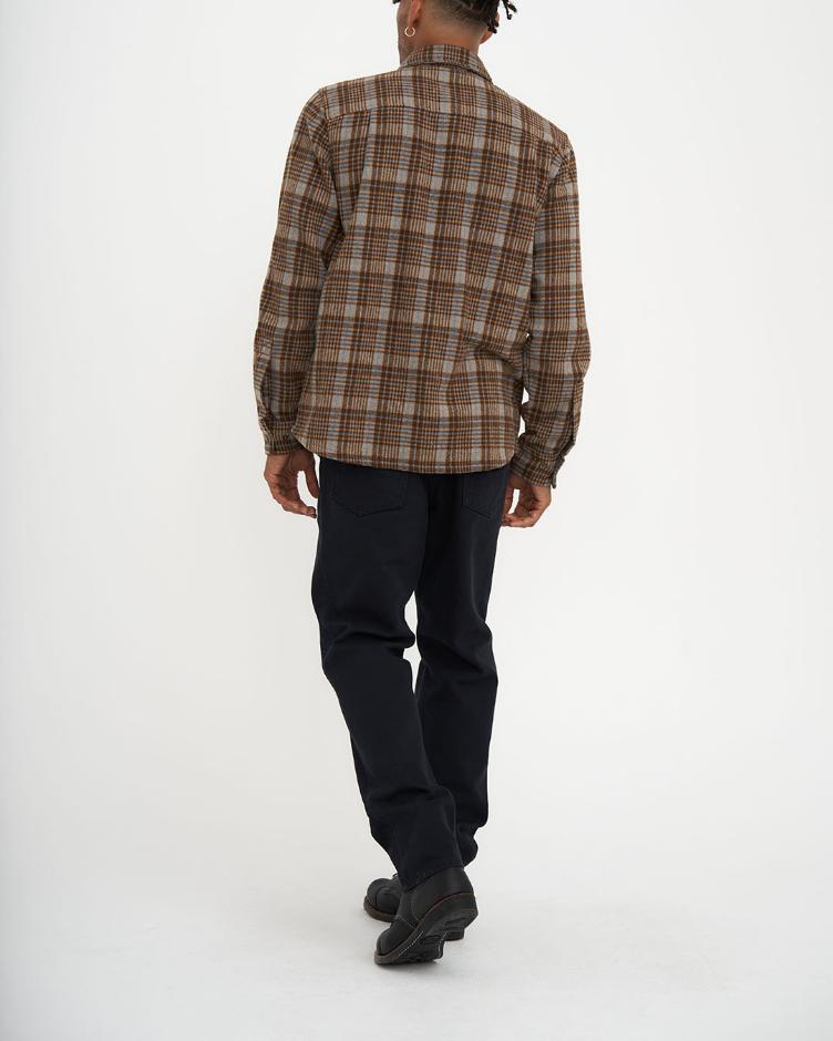 Hemd KALYN CHECK braun - 2