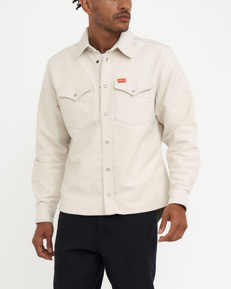 Hemd WESTERN MOLESKIN dirty white