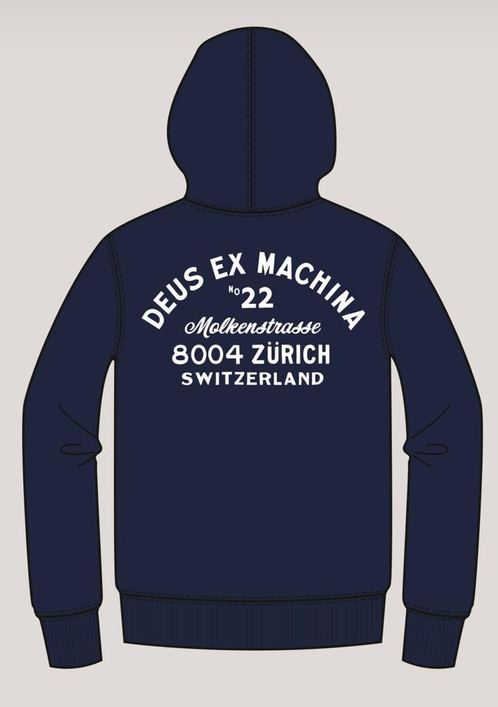 Hoodie ZURICH ADDRESS navy - 1
