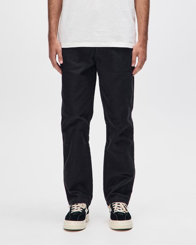 Hose HANK SATEEN black