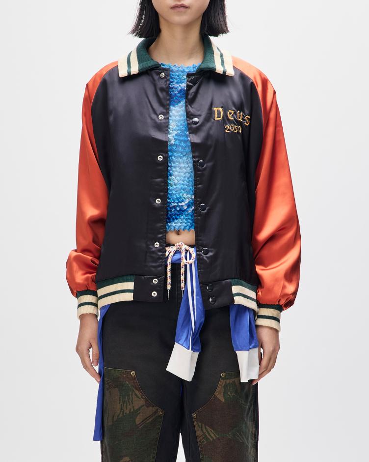 Jacke OFF BEAT bowling orange - 0