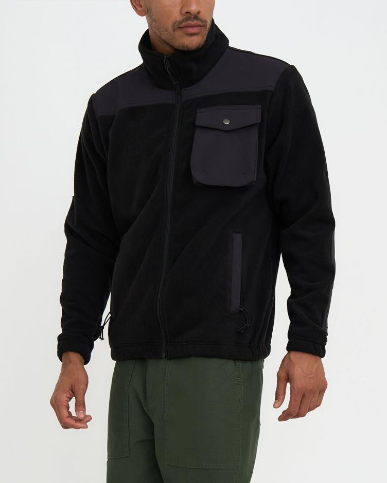 Jacke POLATEC FLEECE schwarz