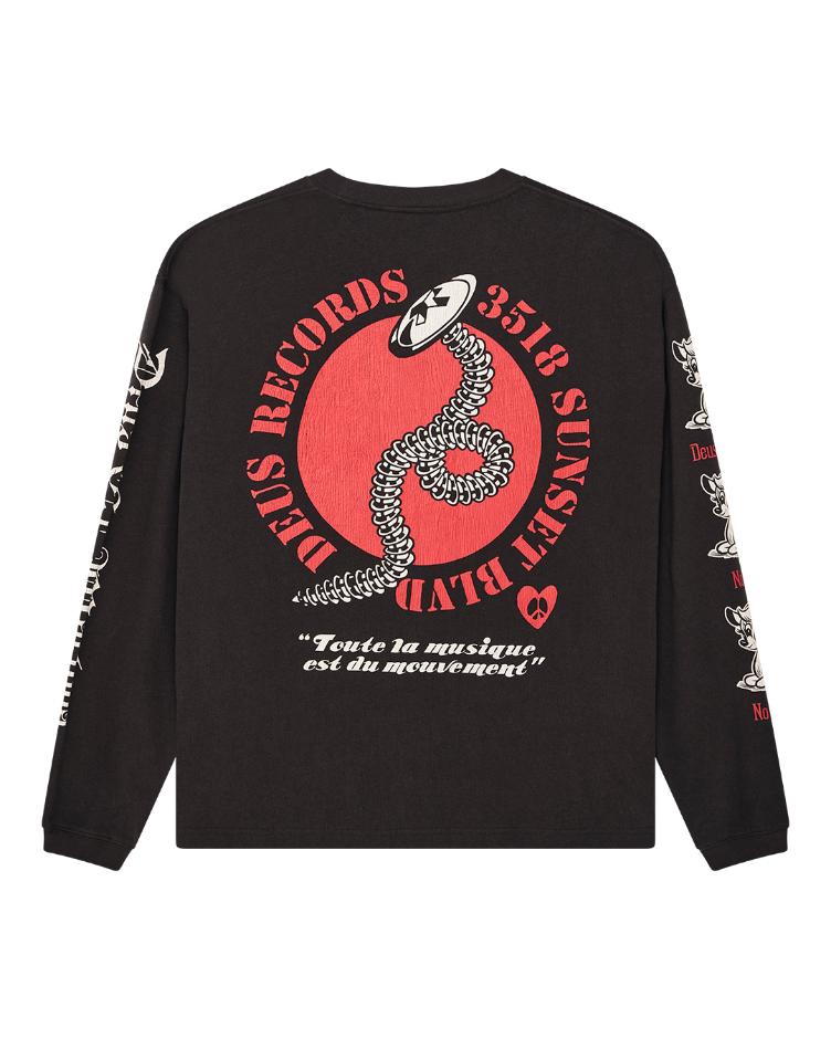 Longsleeve DANCING GHOST anthrazit - 1