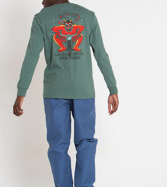 Longsleeve RIDING HOT grün