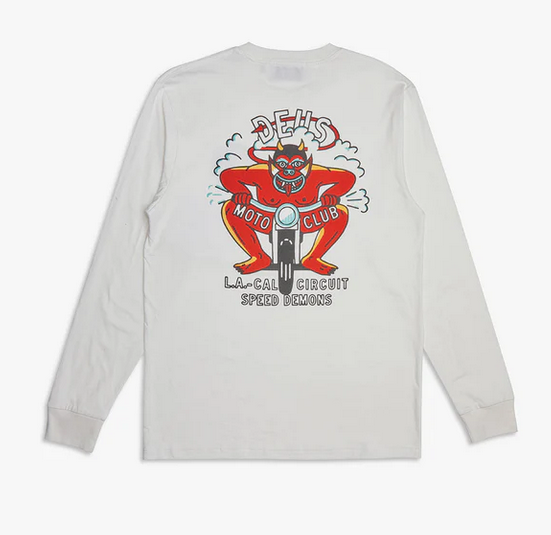 Longsleeve RIDING HOT weiss