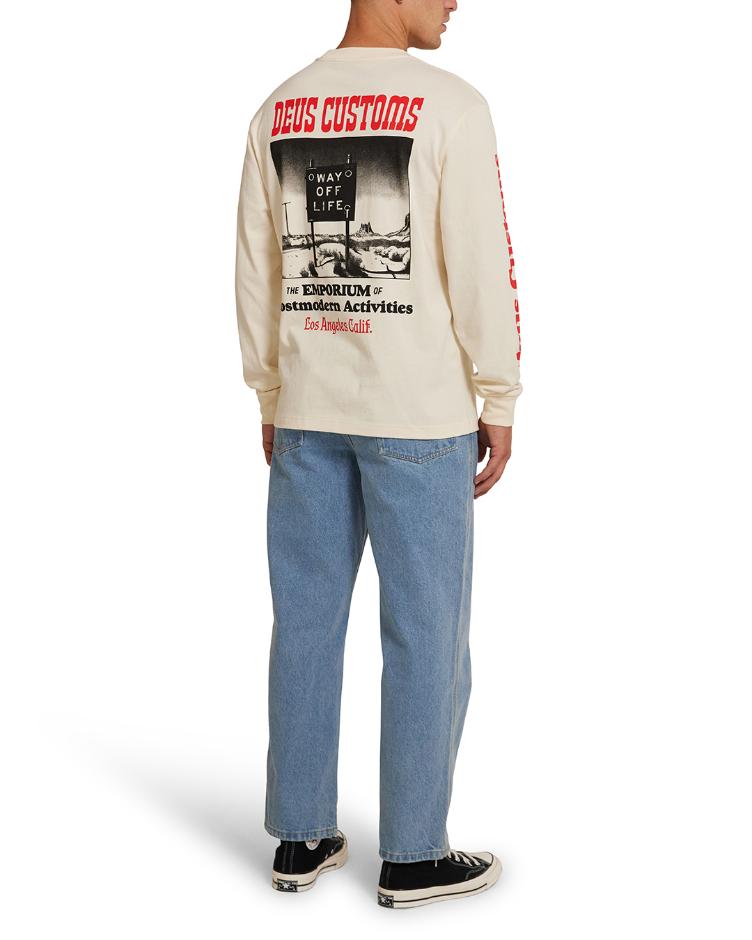 Longsleeve WAY OFF dirty white - 1