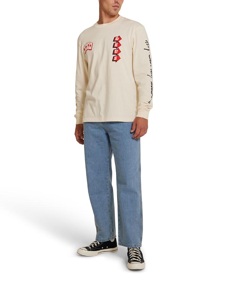 Longsleeve WAY OFF dirty white - 0