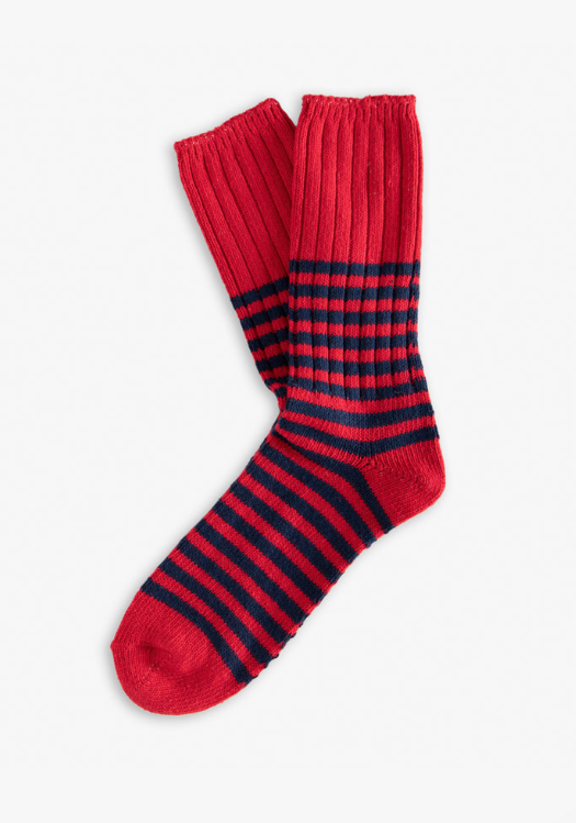 MARINE COLLECTION Classic Red & Navy Socks