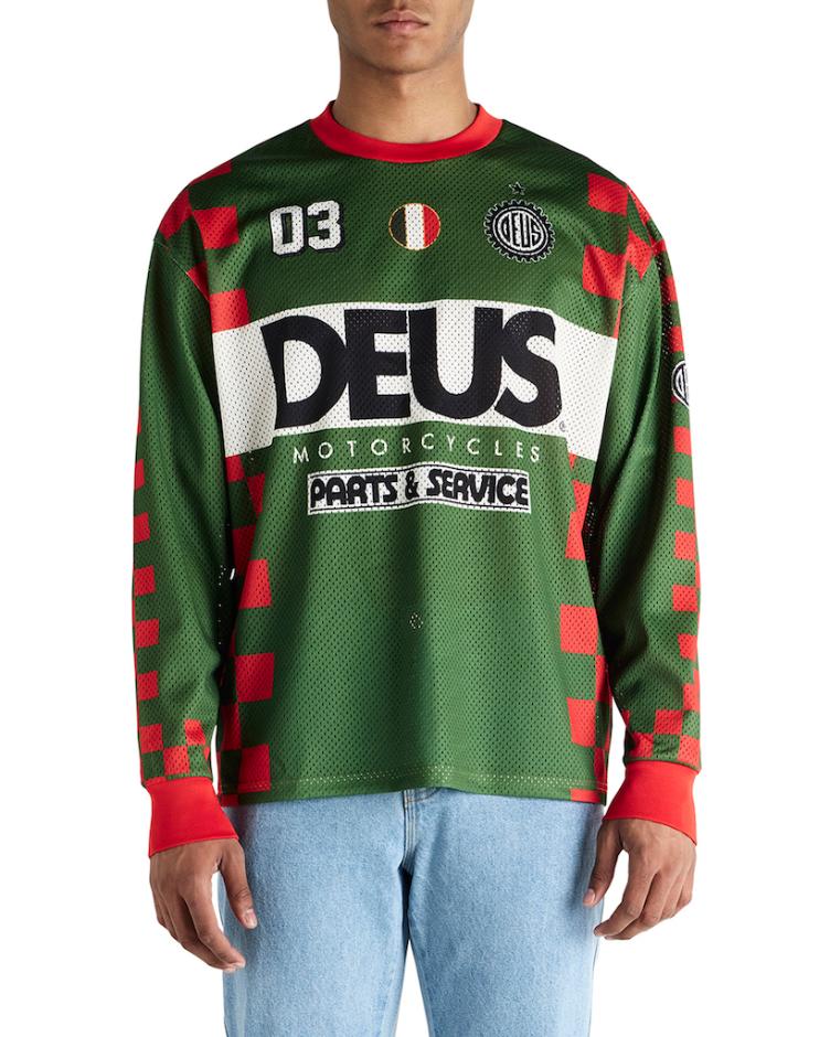 Moto Jersey OVERLAP green bee