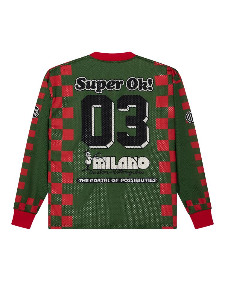 Moto Jersey OVERLAP green bee - 3
