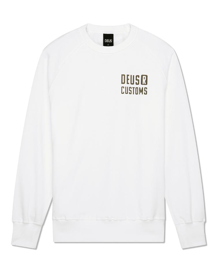 Pullover FLECKS vintage white