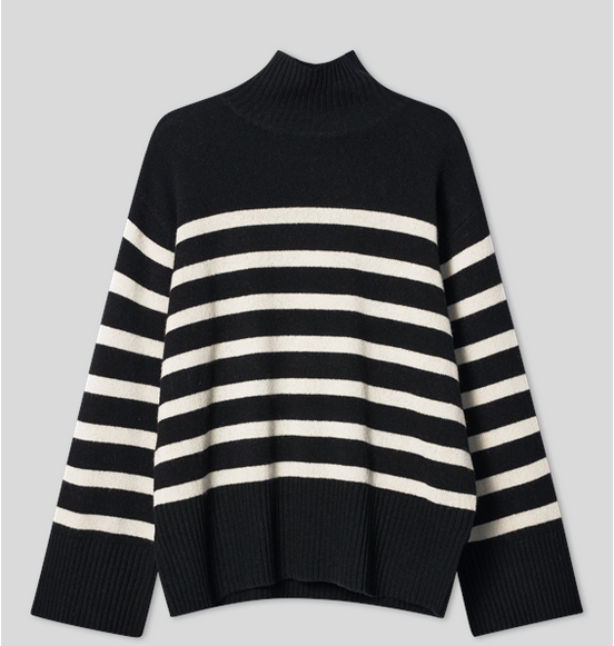 Pullover PALACIO schwarz weiss