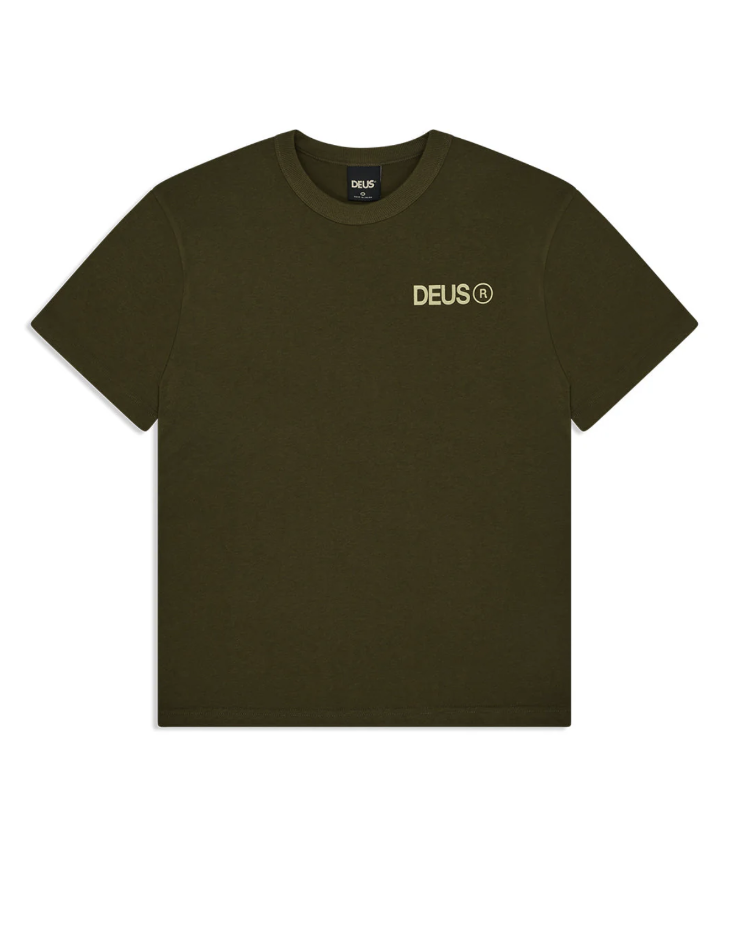 T-Shirt BEAMS dark olive