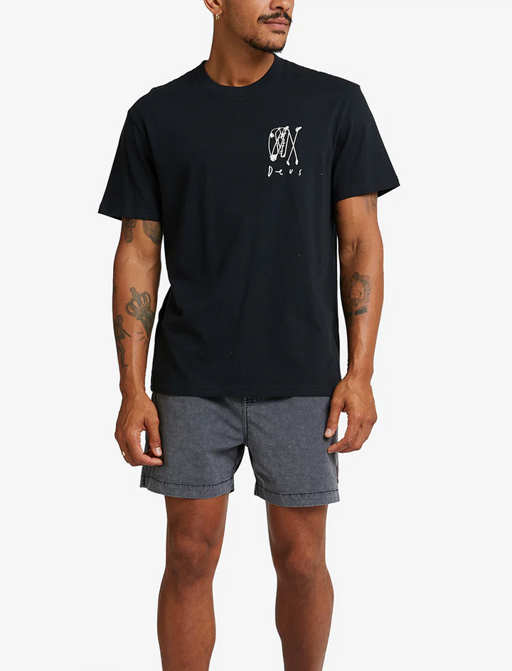 T-Shirt BOBSKULL schwarz