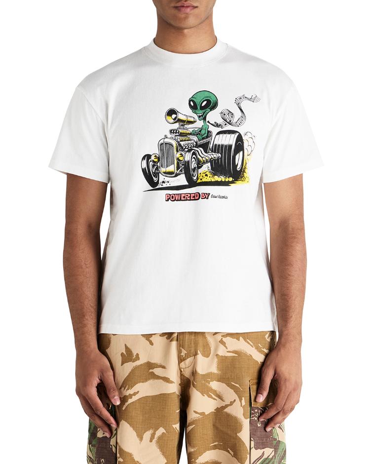 T-Shirt CELESTIAL ROD vintage white - 1