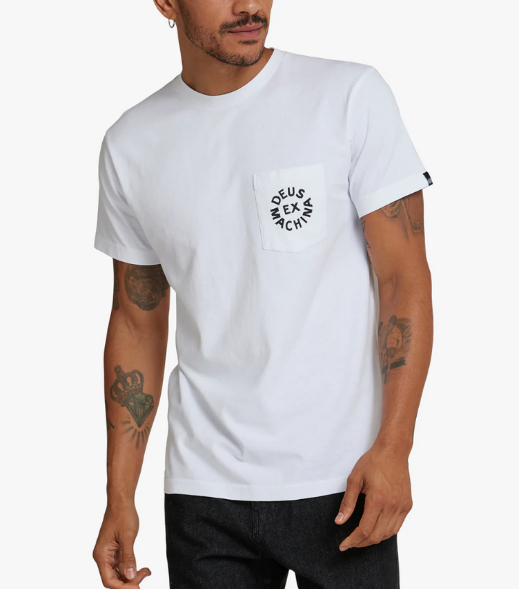 T-Shirt DEUS LOGO weiss