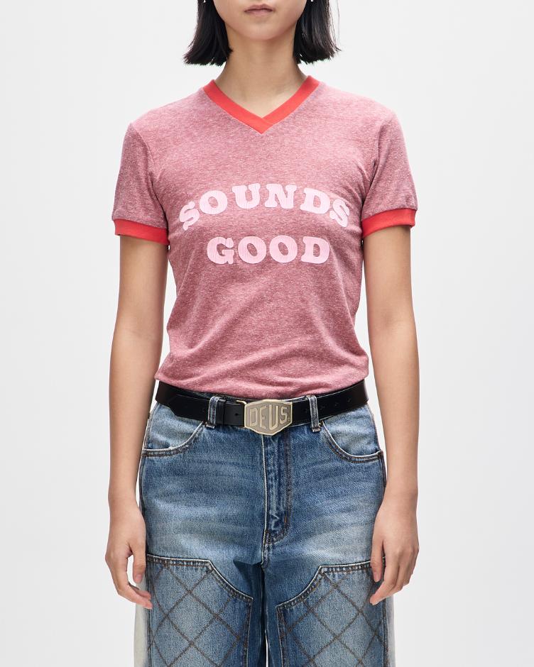 T-Shirt EARGASM sangria