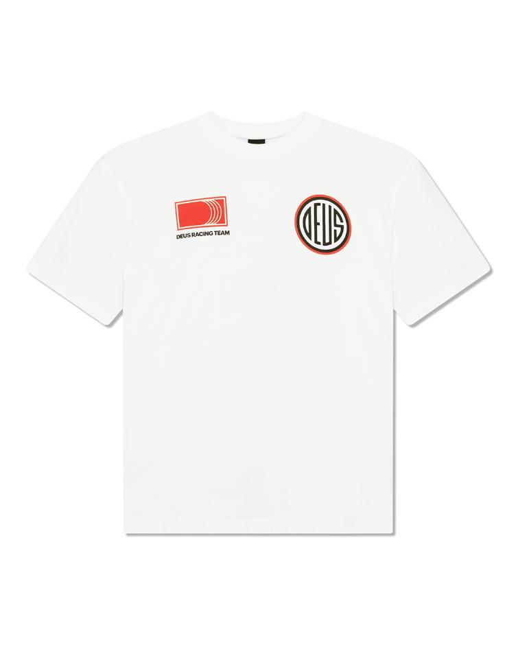 T-Shirt HOLESHOT TEAM vintage white