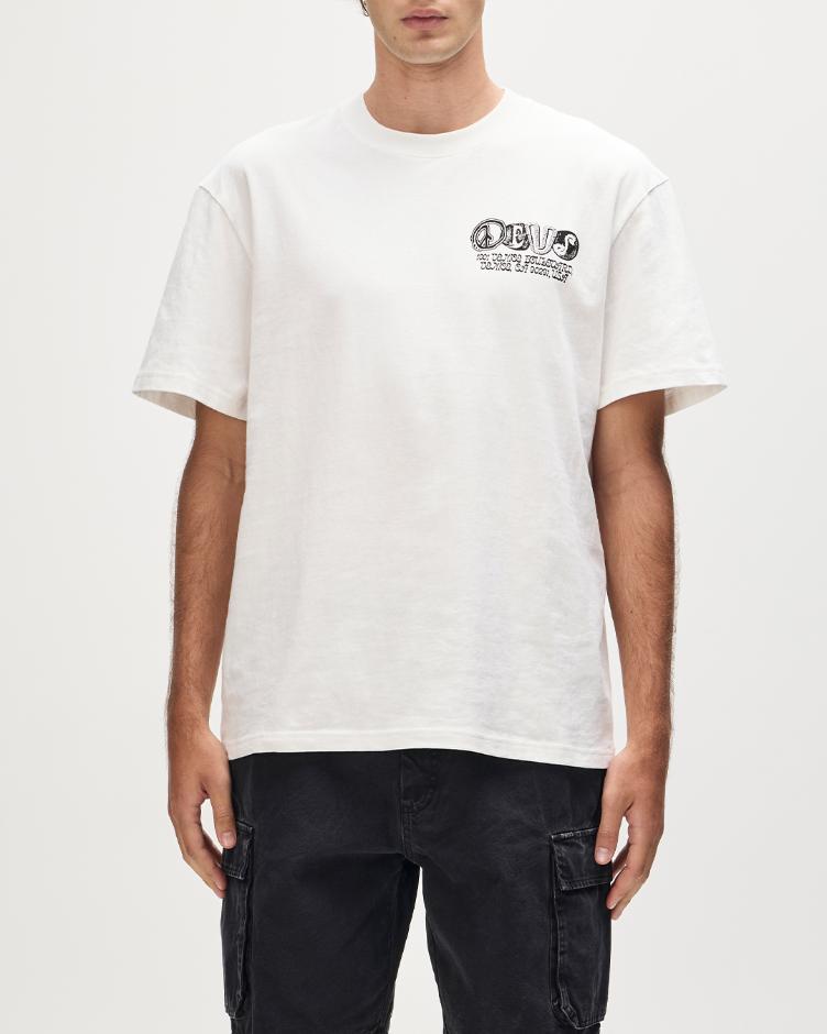 T-Shirt LABYRINTH vintage white - 2