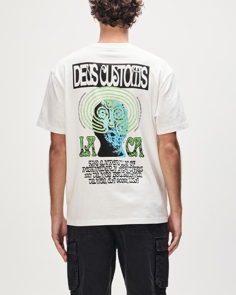 T-Shirt LABYRINTH vintage white