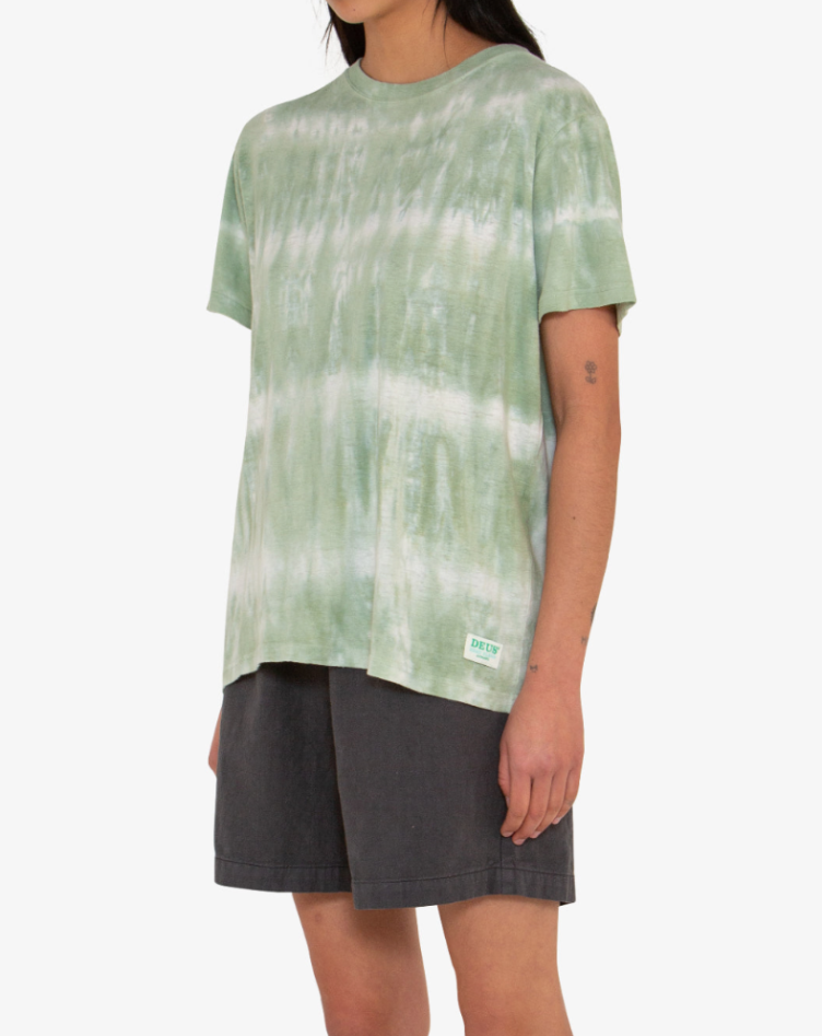 T-Shirt LORRIE reseda tiedye - 0