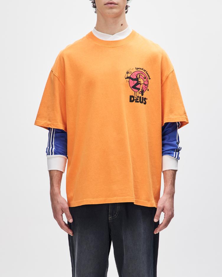 T-Shirt ROUGHNECK orange