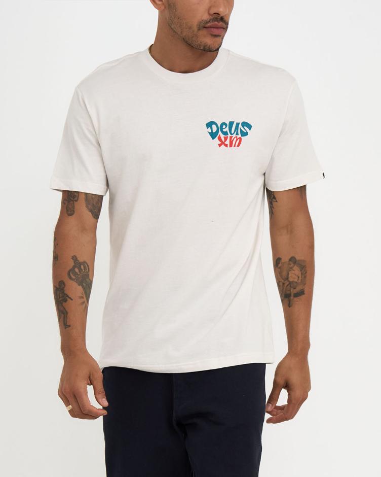 T-Shirt TABLES vintage white