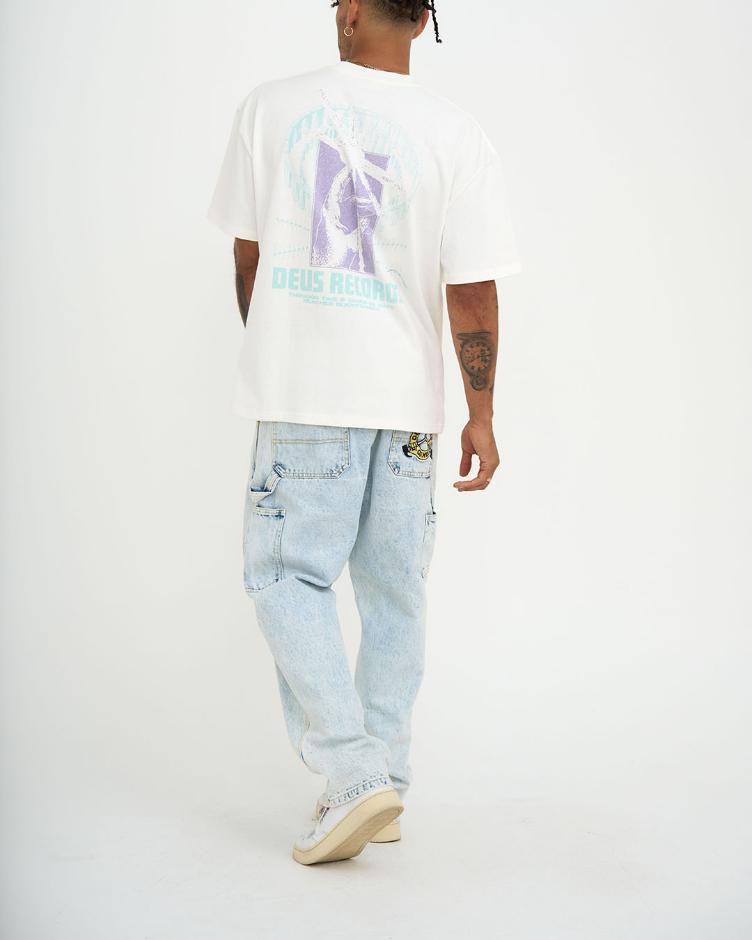 T-Shirt TIME AND SOUND vintage white