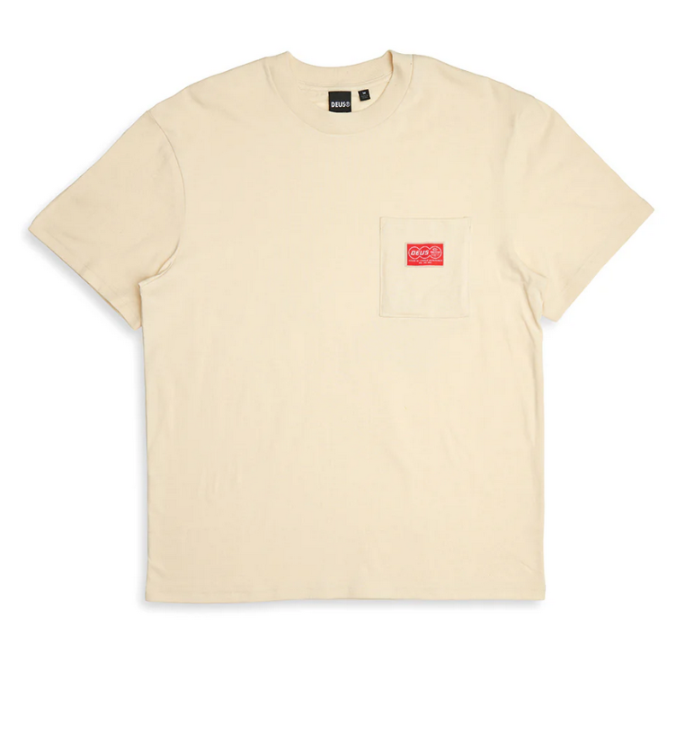 T-Shirt VENTURE POCKET dirty white - 1