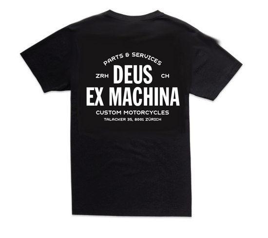 T-Shirt ZURICH ADRESS black