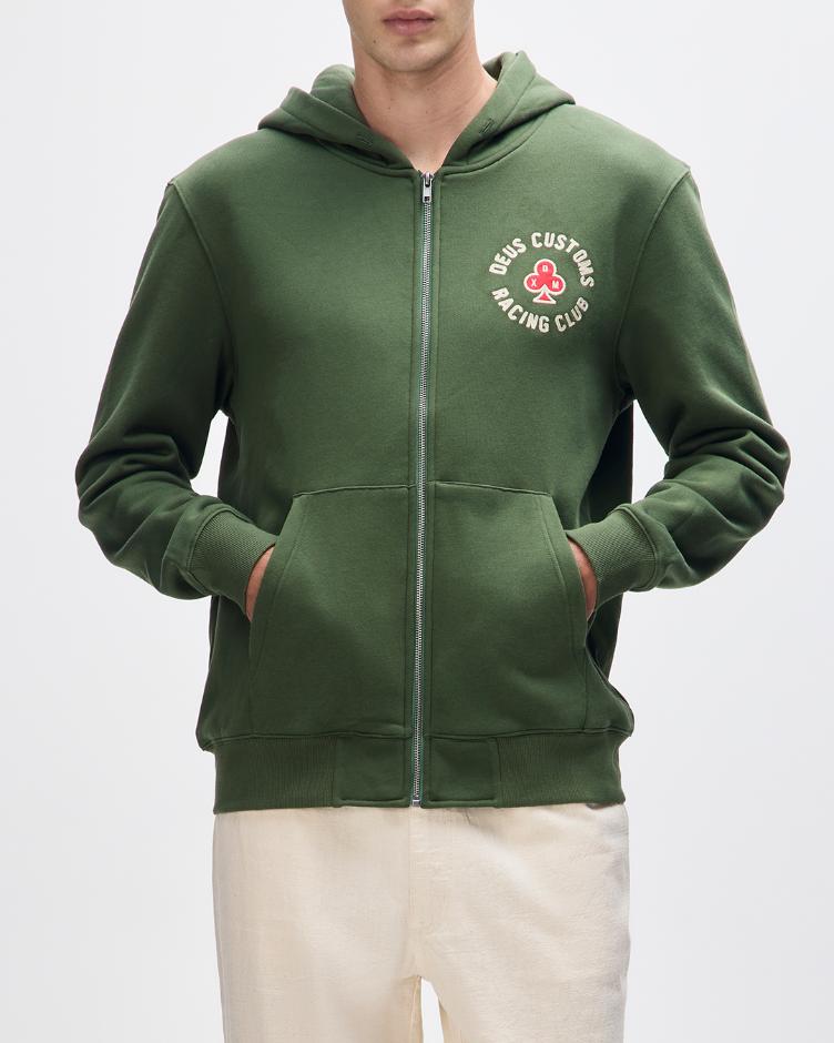Zip Hoodie BASTO cypress green